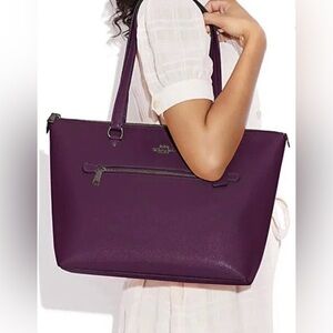 Coach Boysenberry Gallery Tote Bag